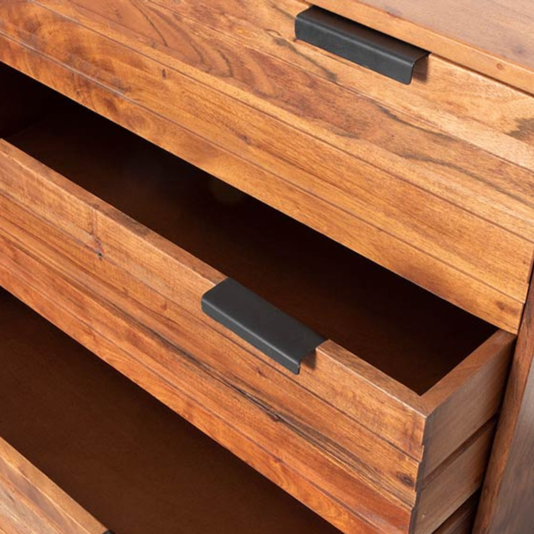 ZOLA Acacia Solid Wood Dresser, 57,9"