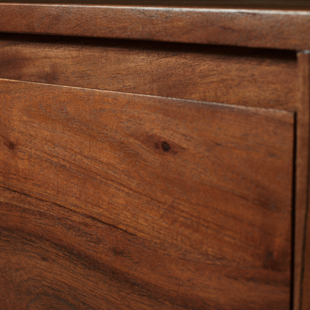 KYOTO Acacia Solid Wood Nightstand