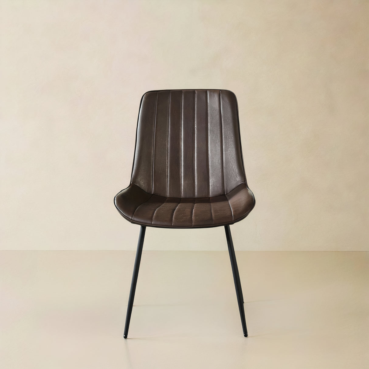 CASSIA Leather Chair, Brown