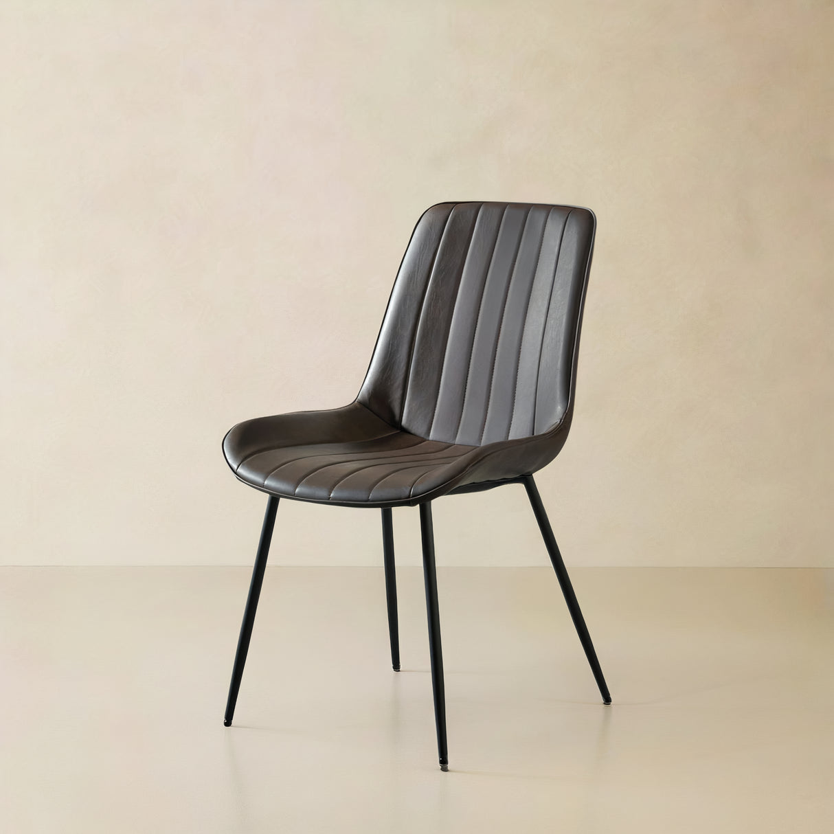 CASSIA Leather Chair, Brown