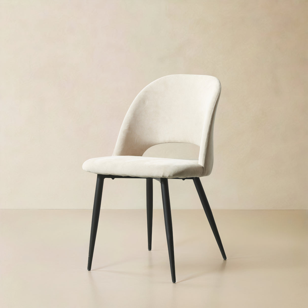 PIERCE Fabric Chair, Beige