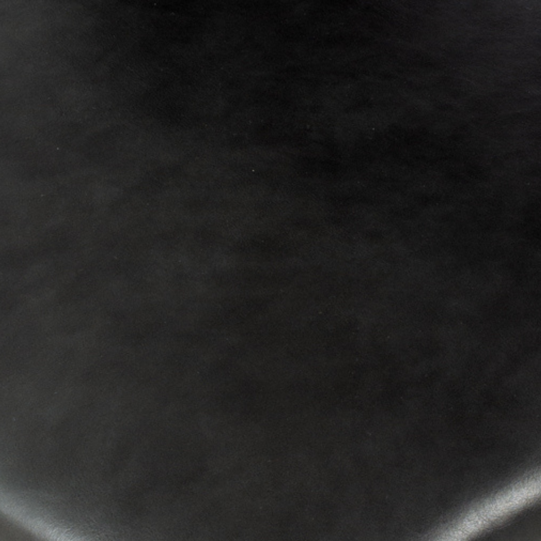 PIERCE Leather Chair, Black