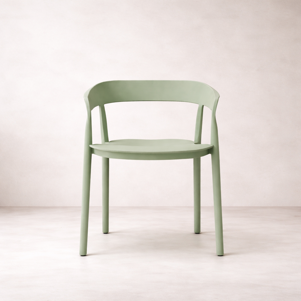 RIDGE Fauteuil en plastique, vert