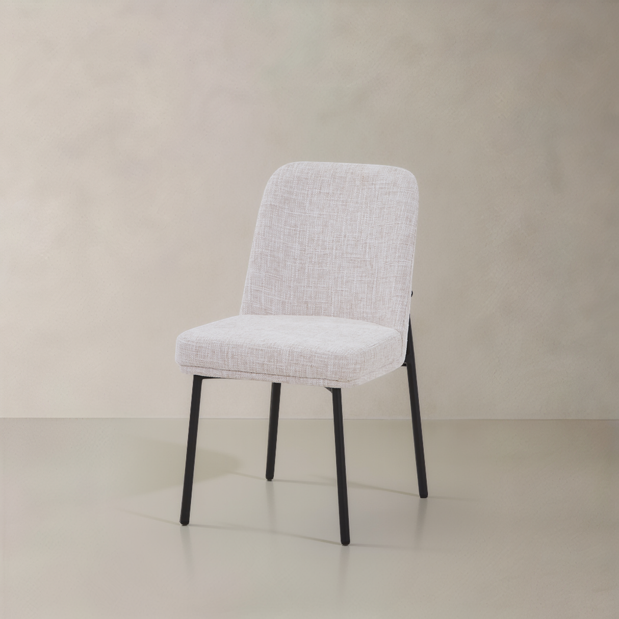 OLIVIA Fabric Dining Chair, Cream