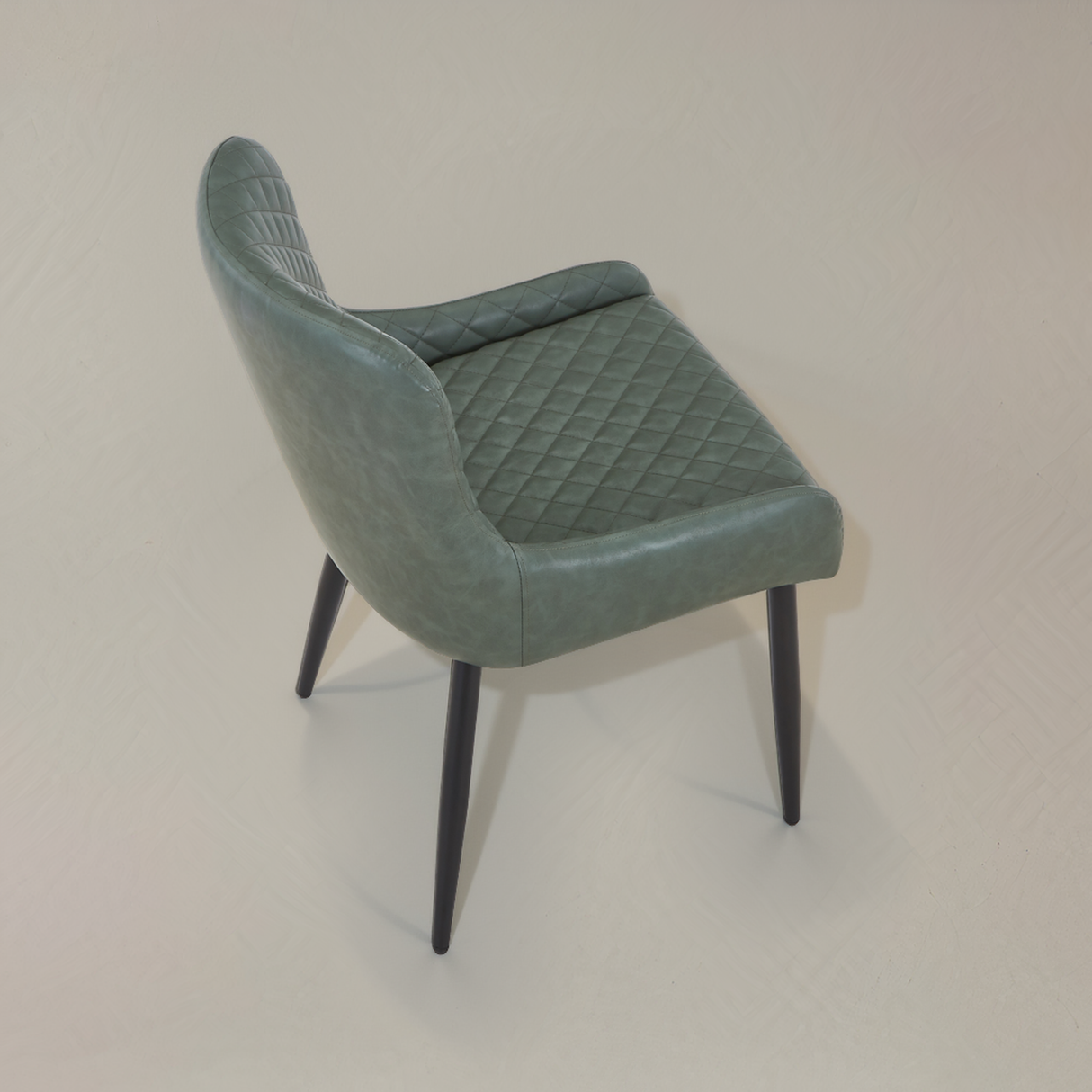 VICTOR Leather Armchair, Green