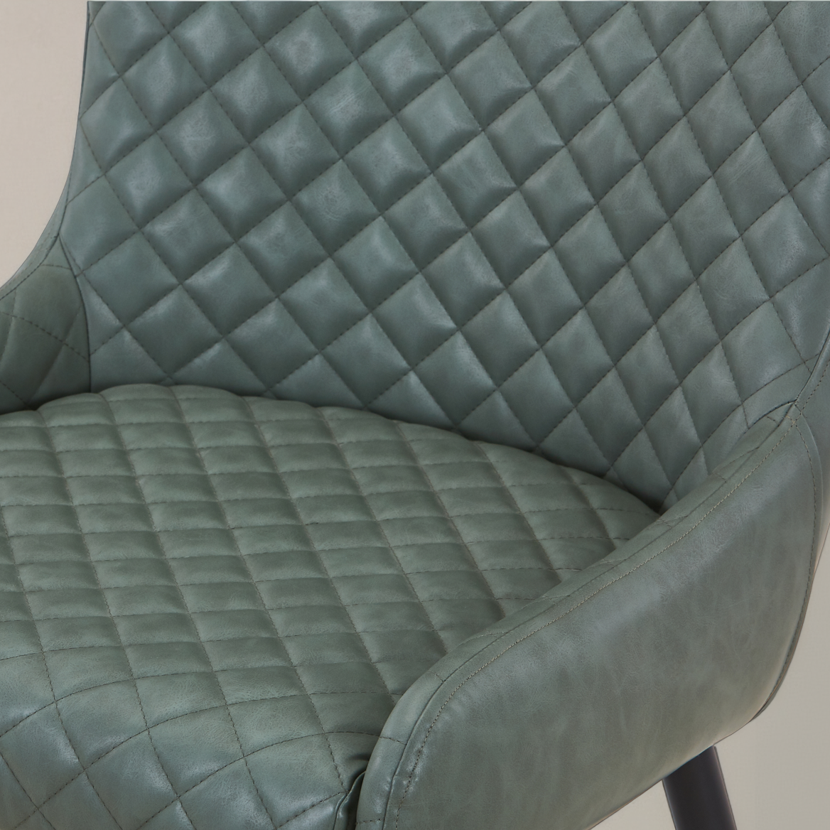 VICTOR Leather Armchair, Green