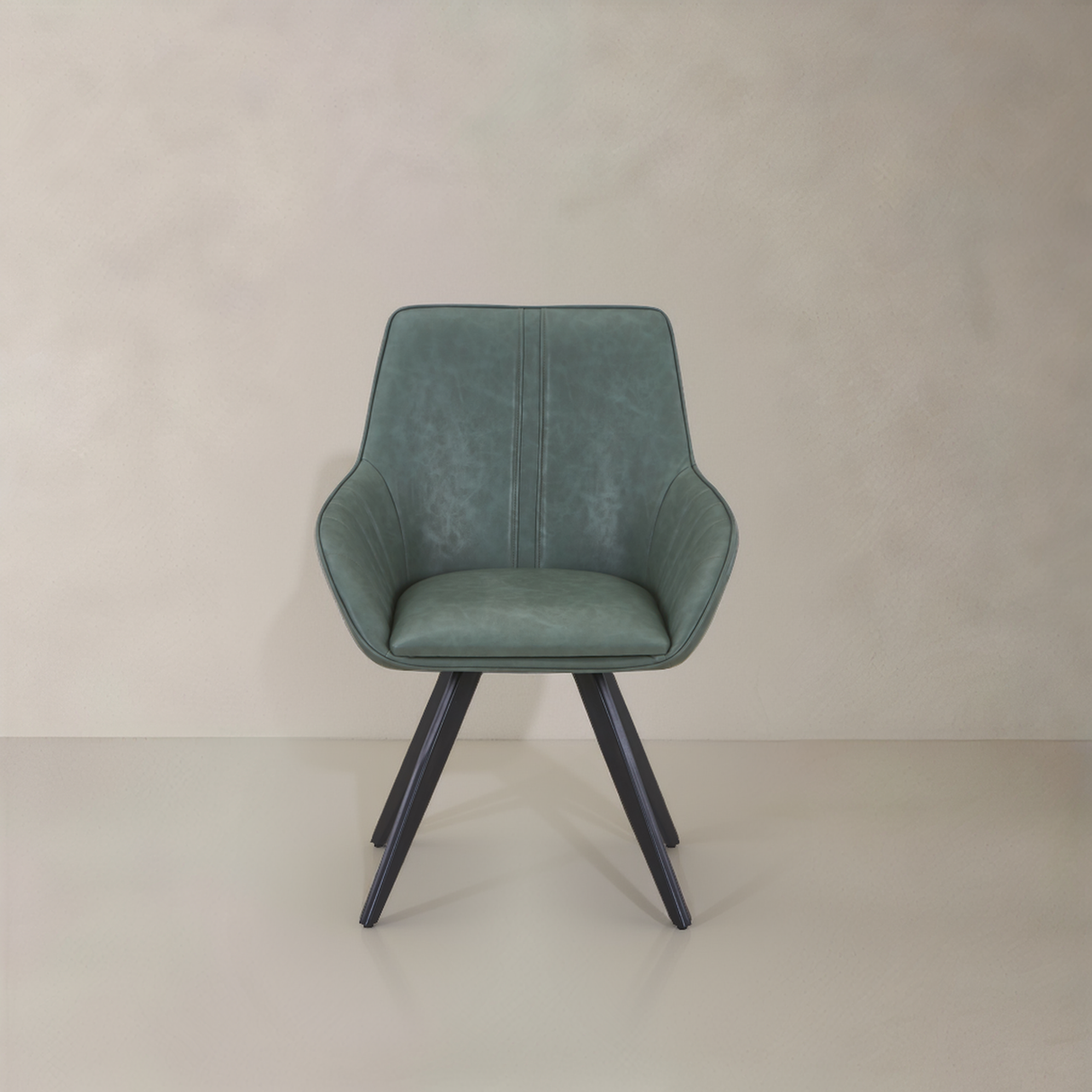 NORA Leather Armchair, Green