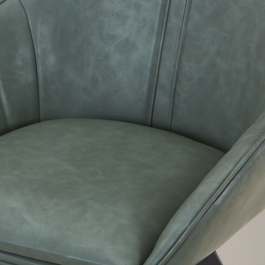 NORA Leather Armchair, Green