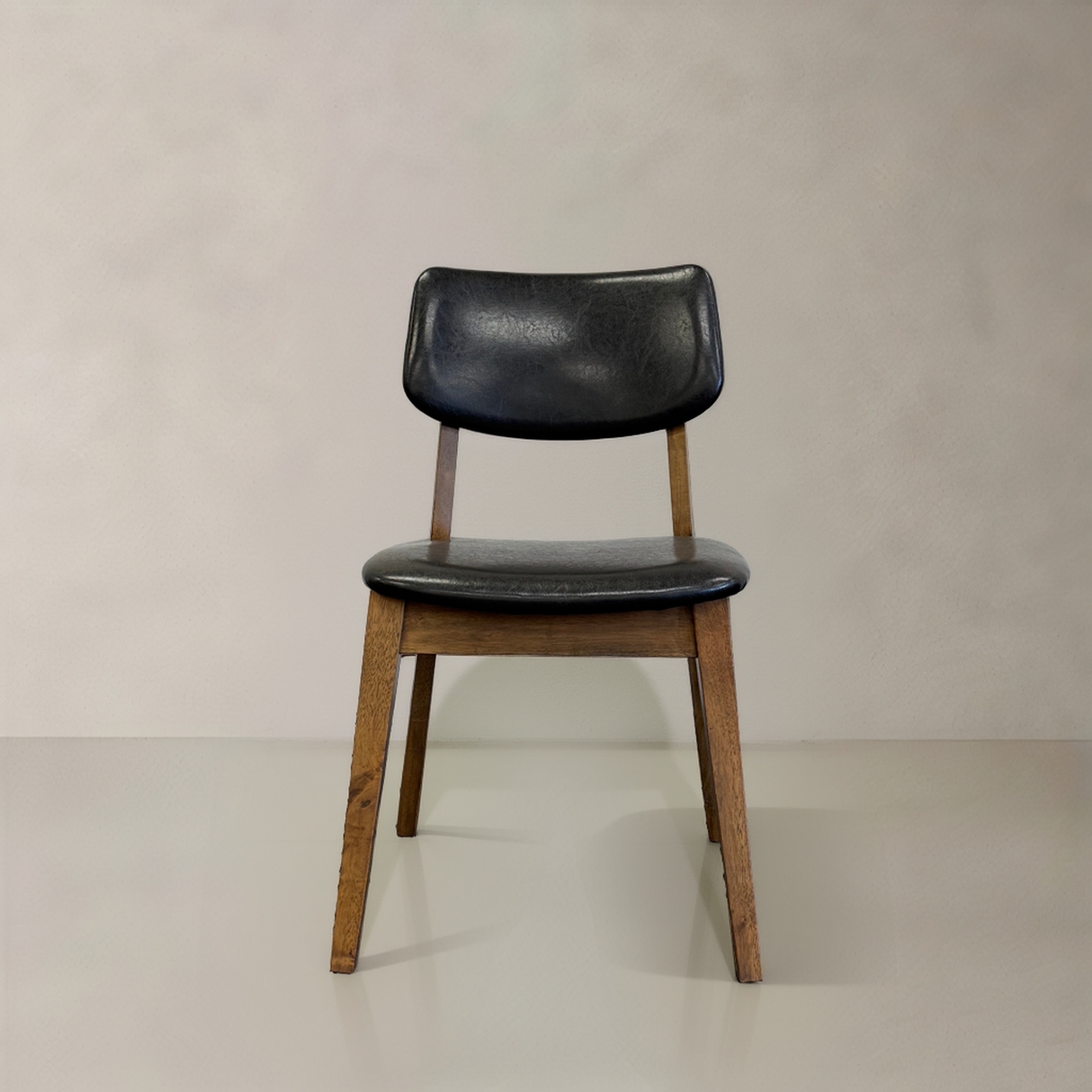 CLARA Solid Wood Dining Chair, Black