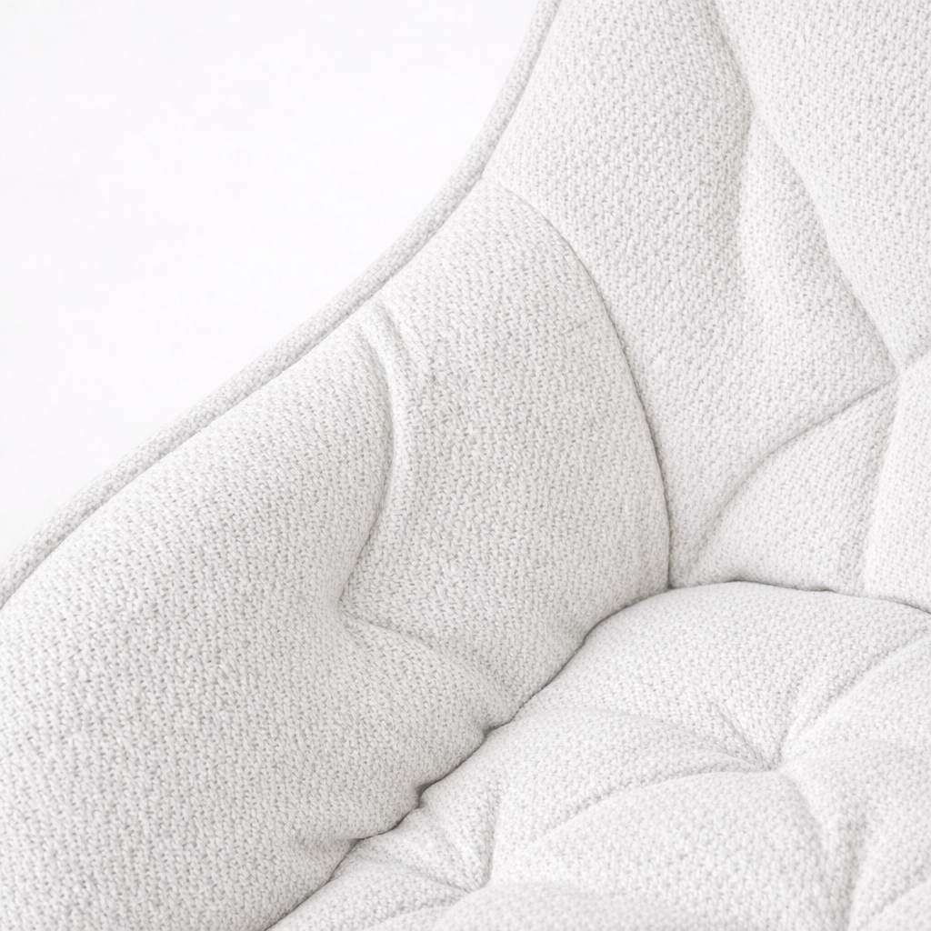 Alba Fabric Counter Stool - Cream