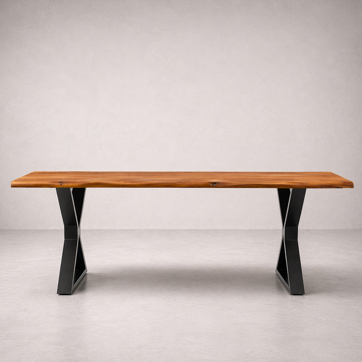 Acacia 71" Live Edge Solid Wood Dining Table - Natural