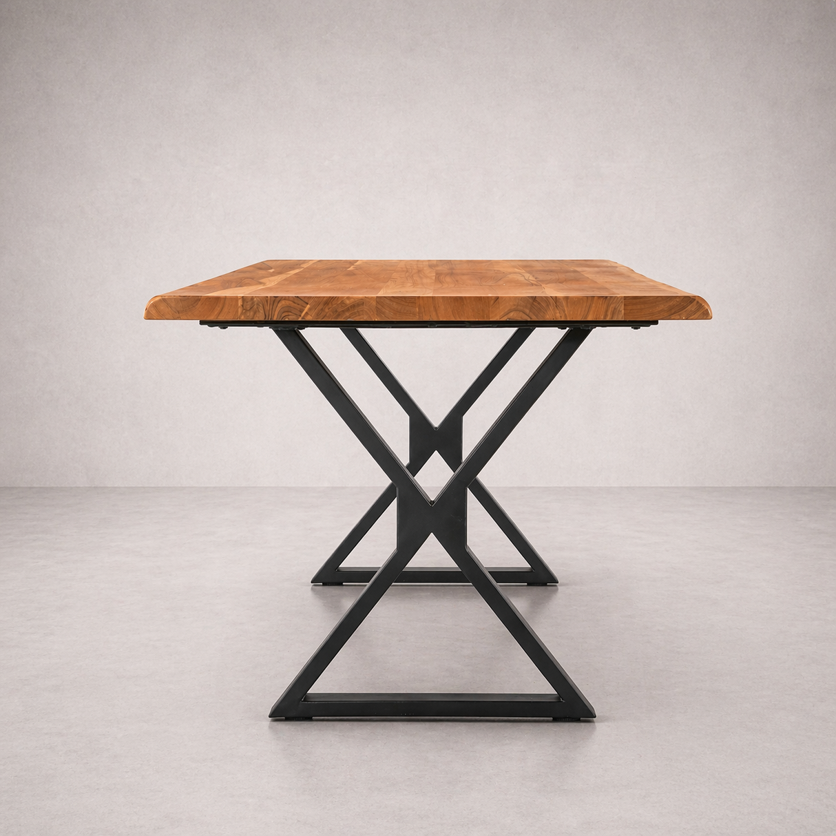 Acacia 71" Live Edge Solid Wood Dining Table - Natural