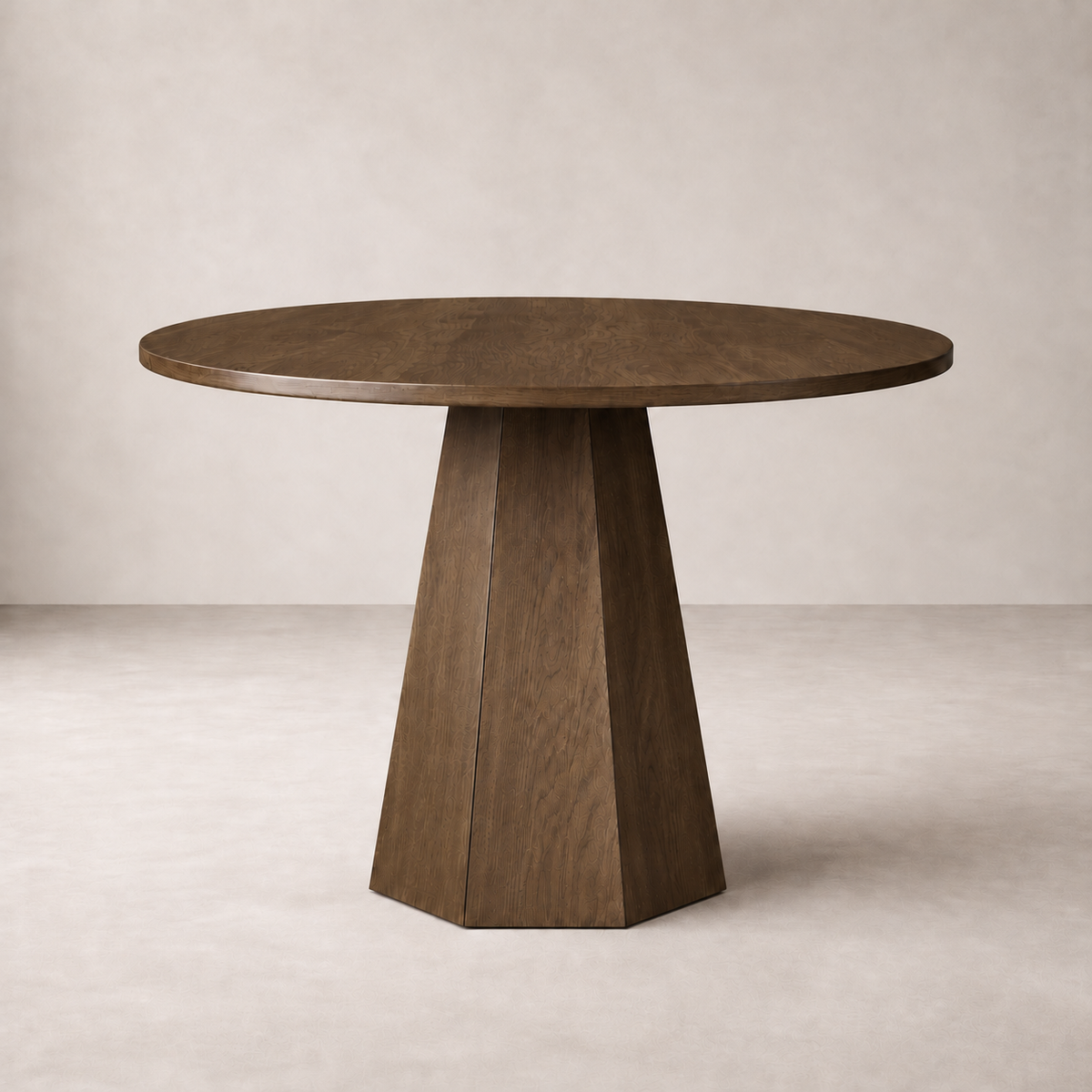 Table de salle à manger ronde Sidney de 39,4 po – Noyer