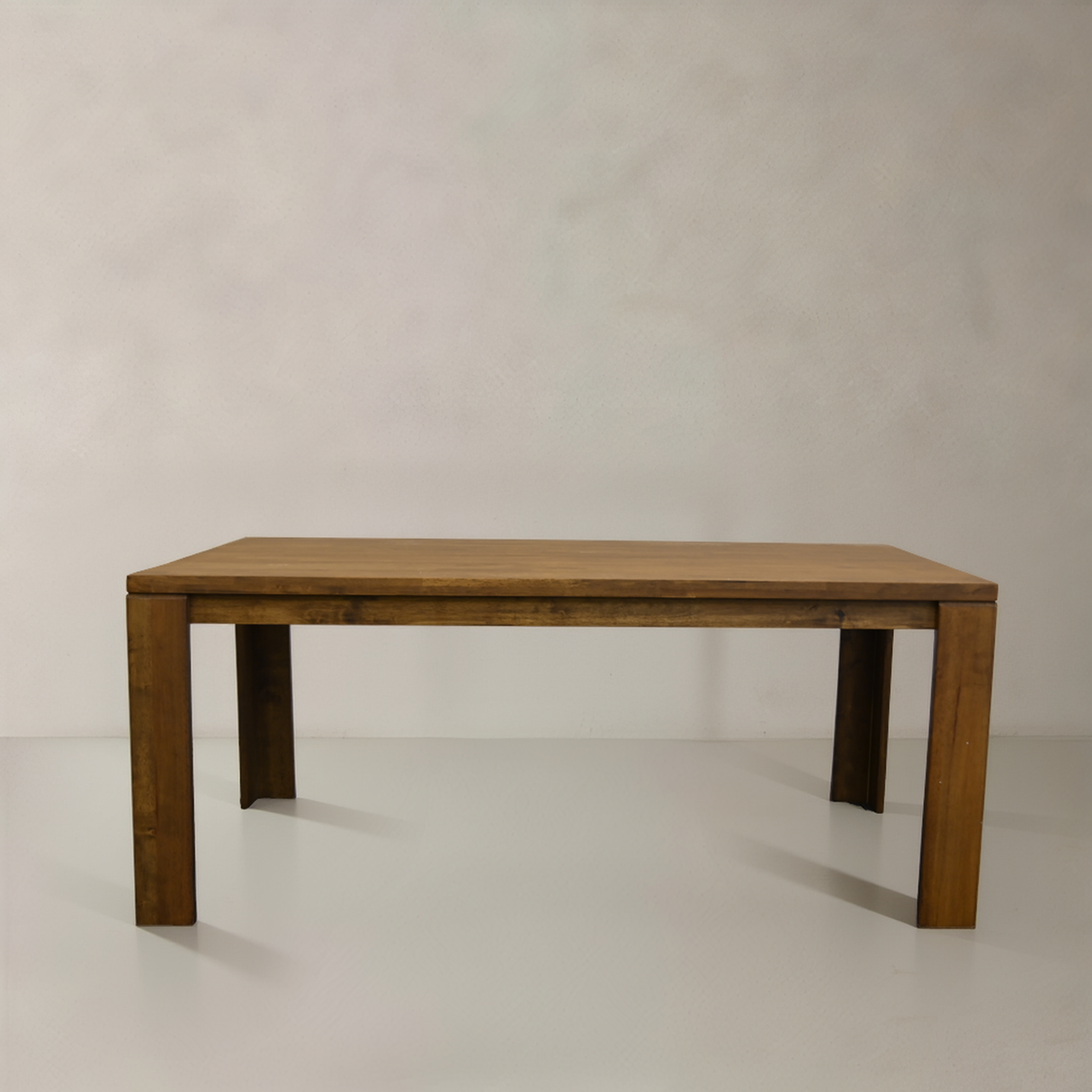 VIENNA Solid Wood Dining Table, Walnut, 63"