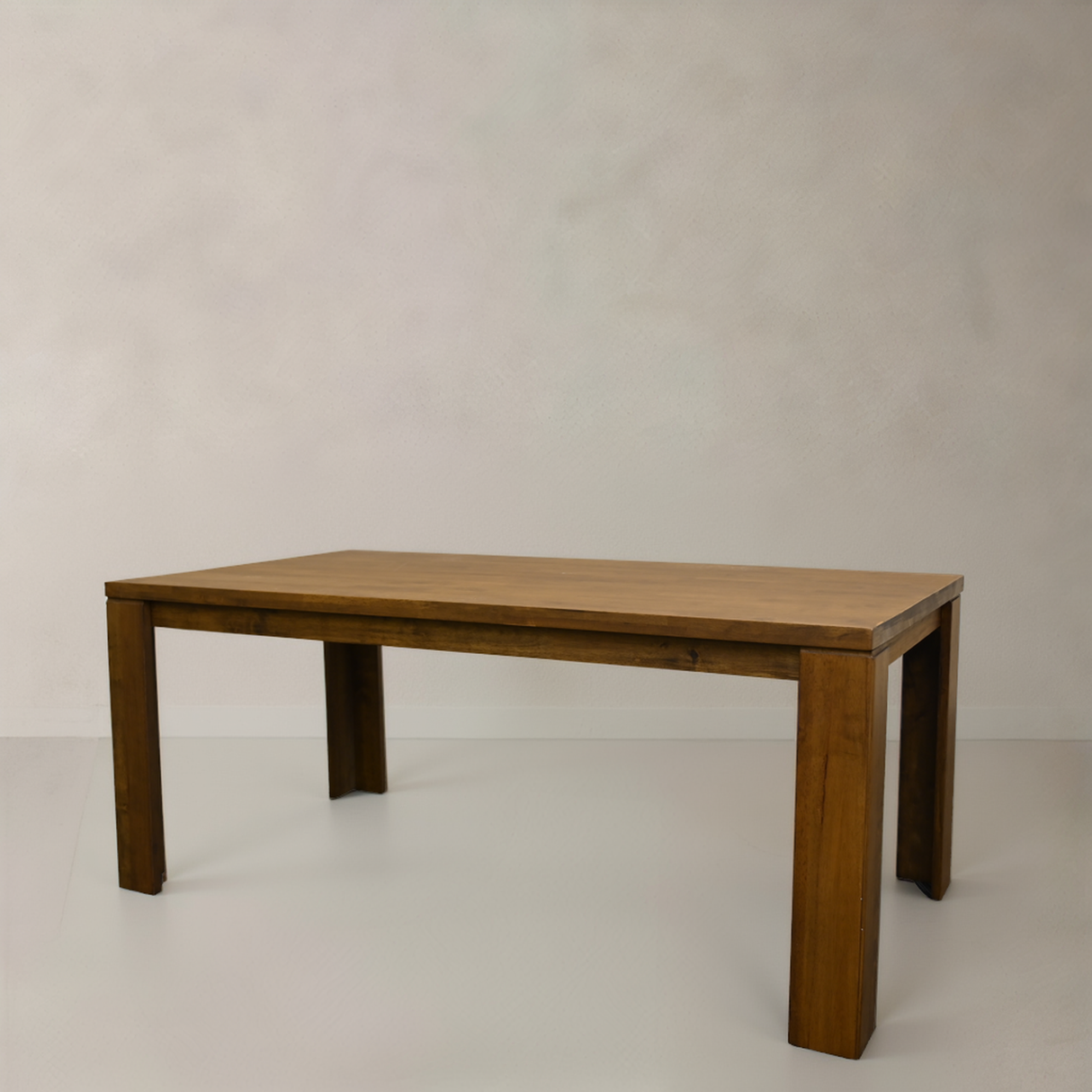 VIENNA Solid Wood Dining Table, Walnut, 63"