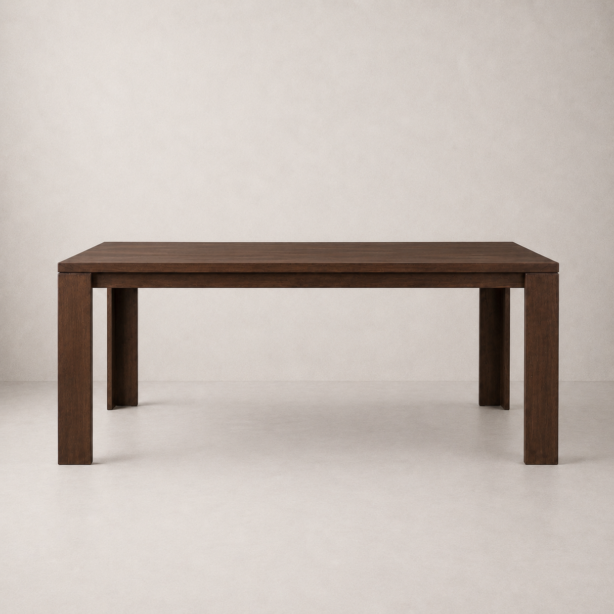 Vienna 63" Solid Wood Dining Table - Walnut