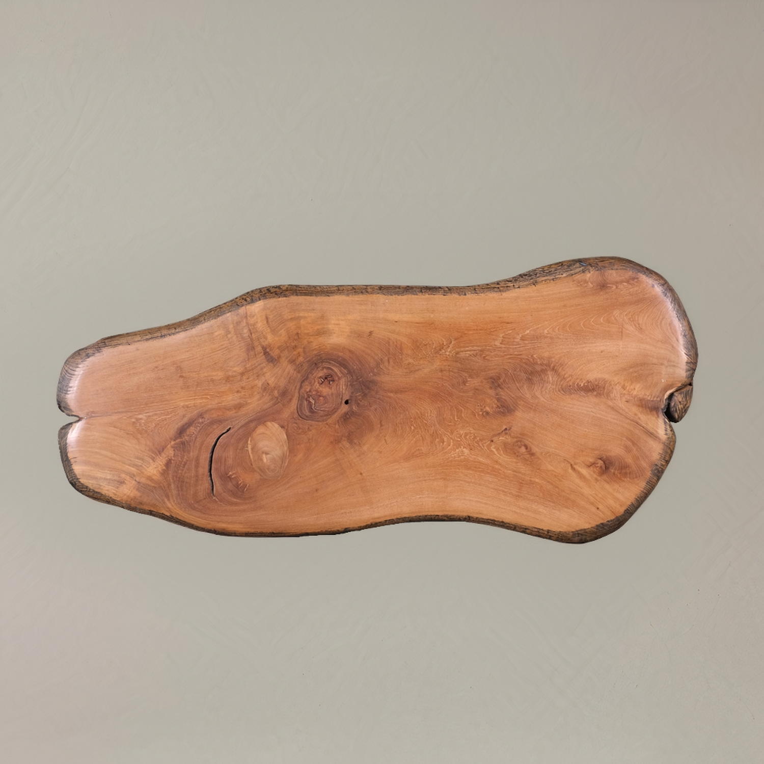 ROCHEFORT Console en teck massif, naturel