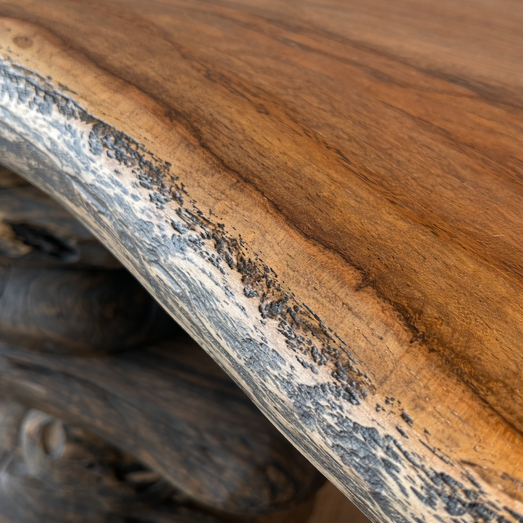 Rochefort 48" Solid Teak Root Console, Natural