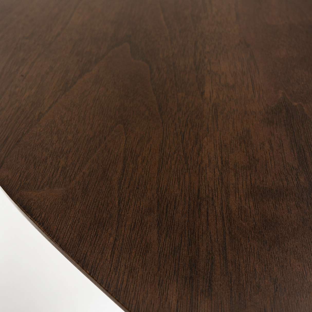 Table basse Petal en bois massif - Noyer