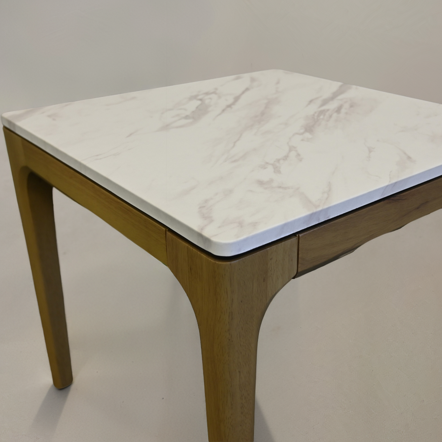 AUDREY Side Table, White Marble