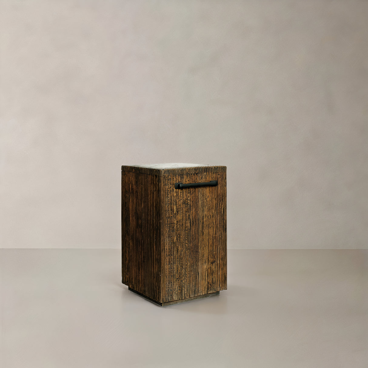 BANFF Solid Teak Side Table, Natural
