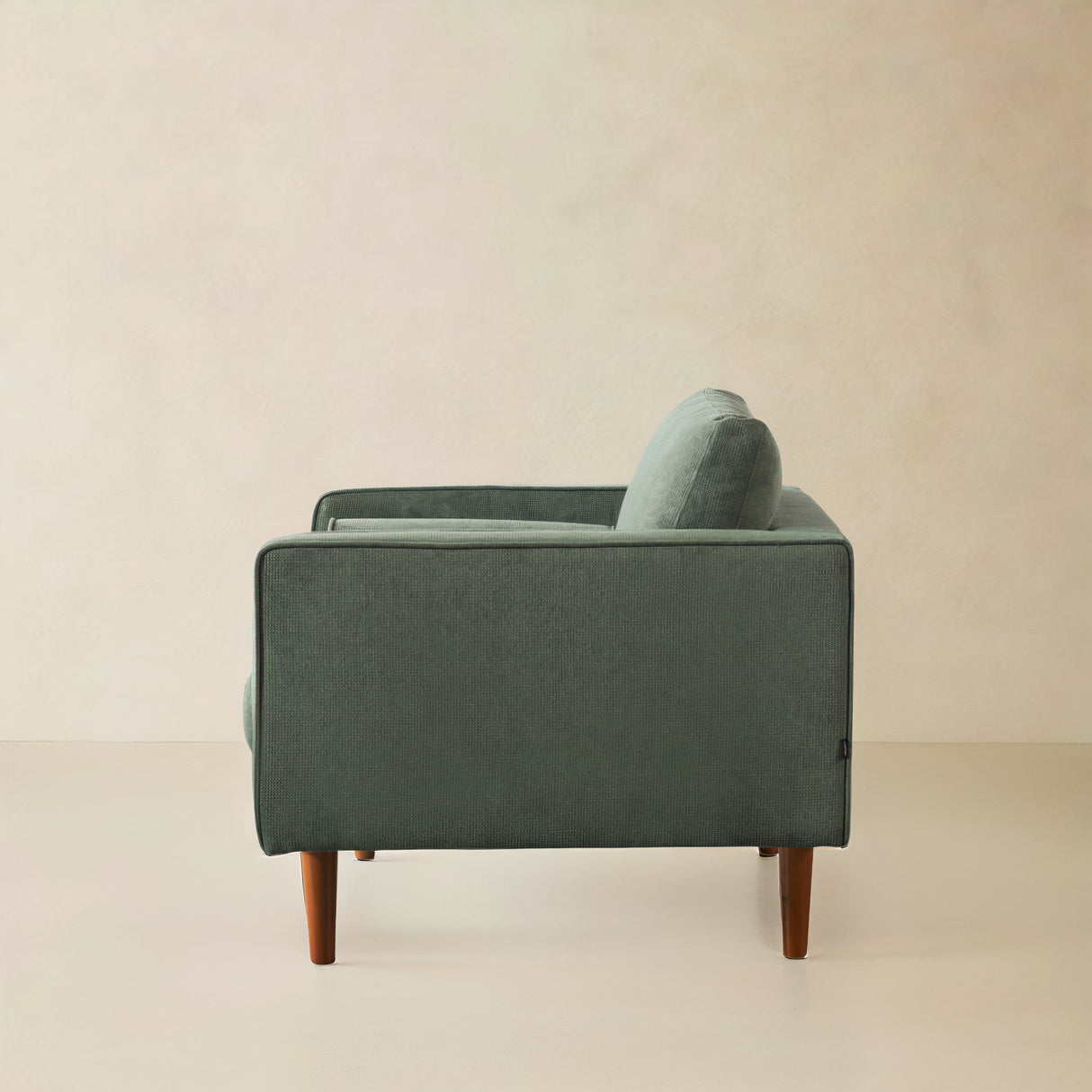 VERA Fabric Lounge Chair, Green, 37"