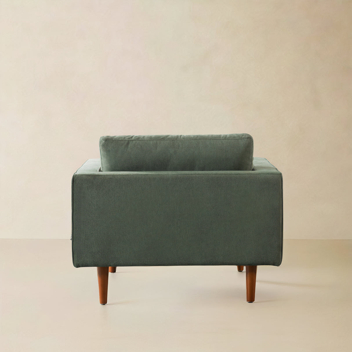 VERA Fabric Lounge Chair, Green, 37"