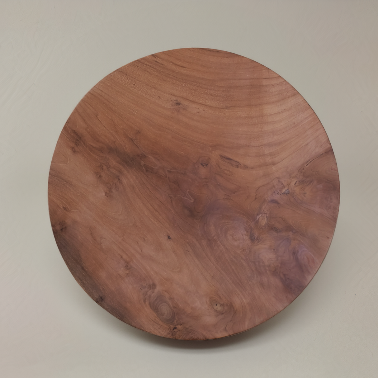 MONROE Solid Teak Side Table, Natural, 45cm