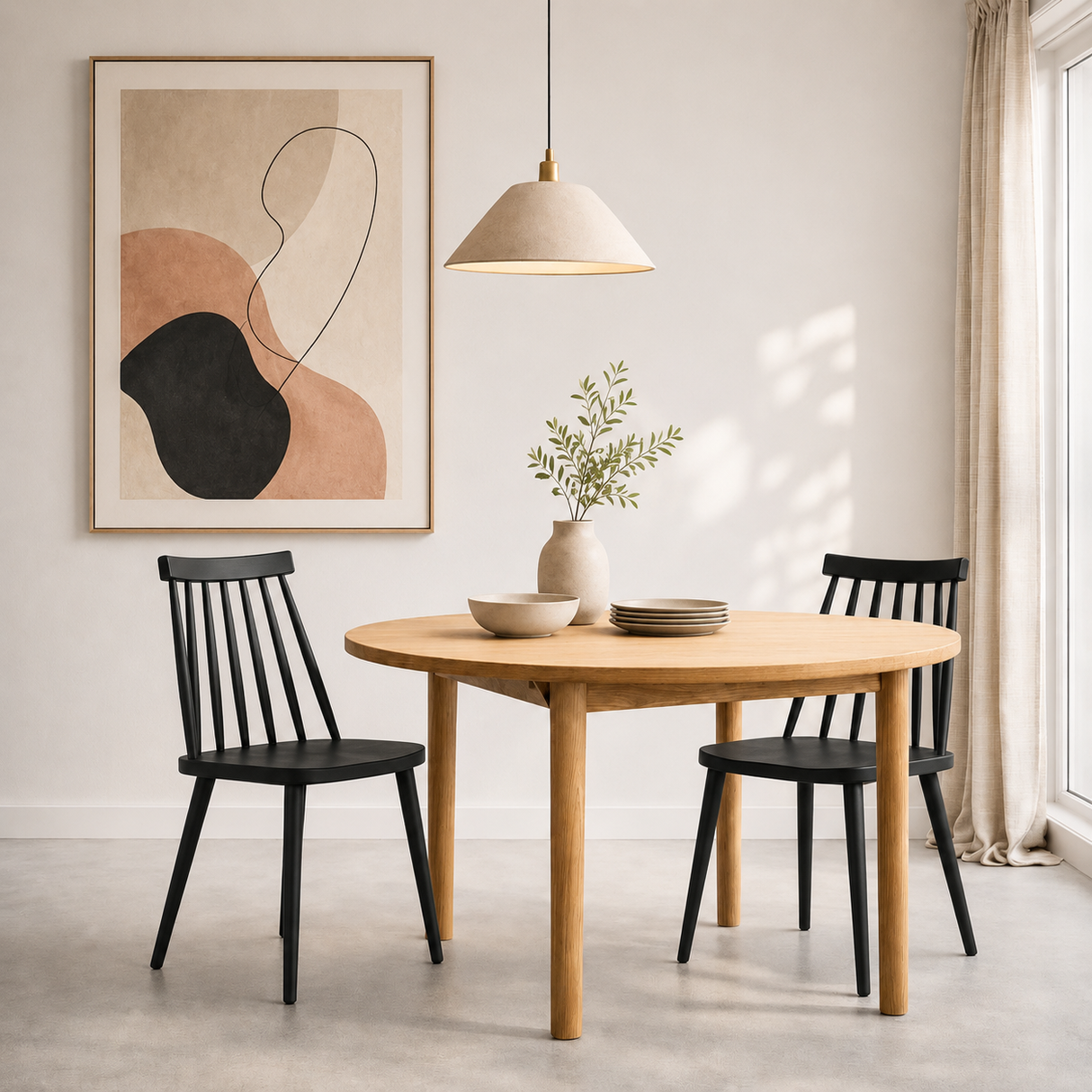 Alma Dining Chair - Black