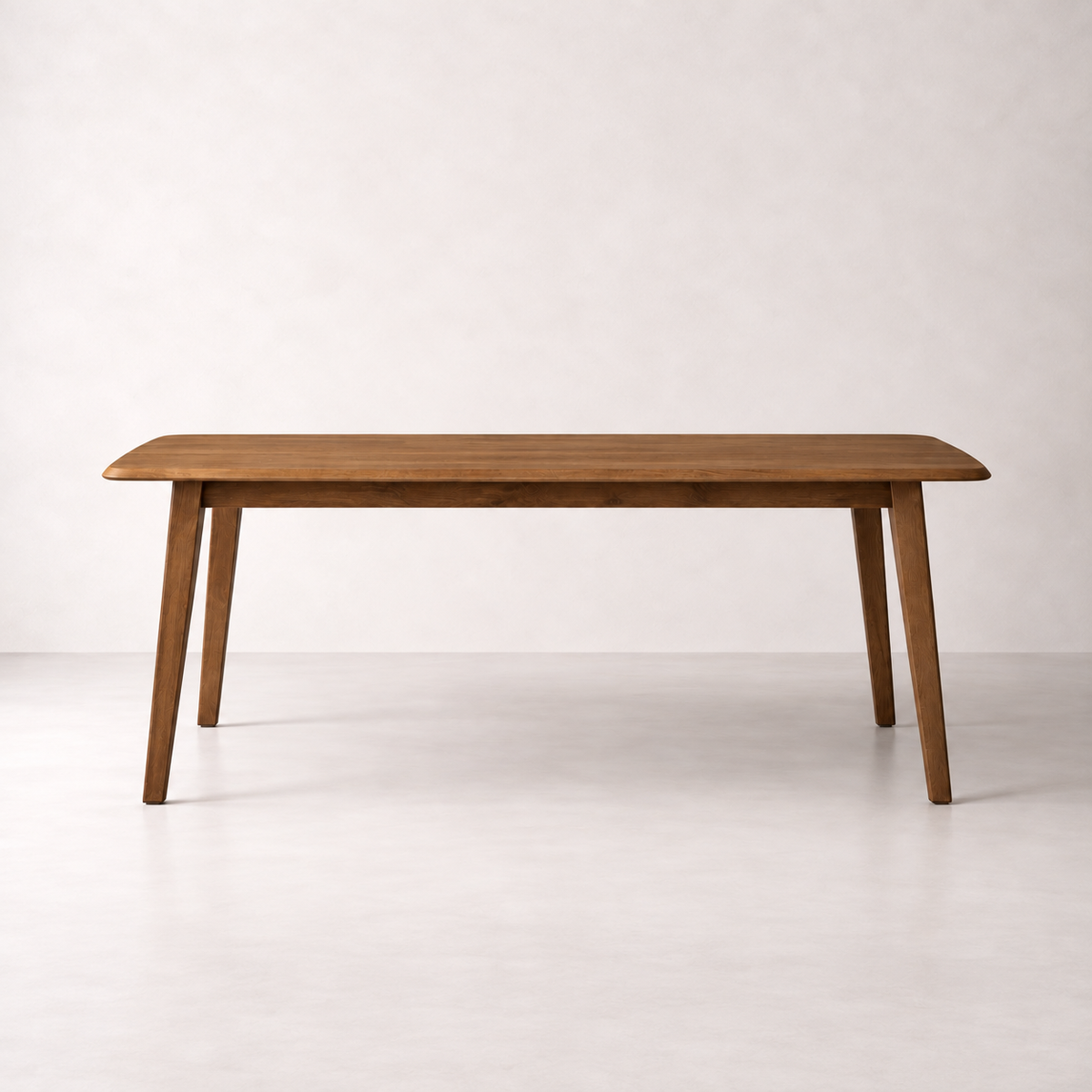 Oslo 78.7" Solid Wood Dining Table - Smoked Oak