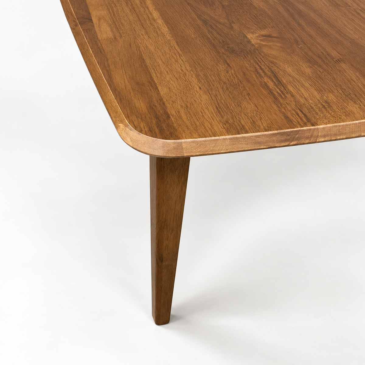 Oslo 78.7" Solid Wood Dining Table - Smoked Oak
