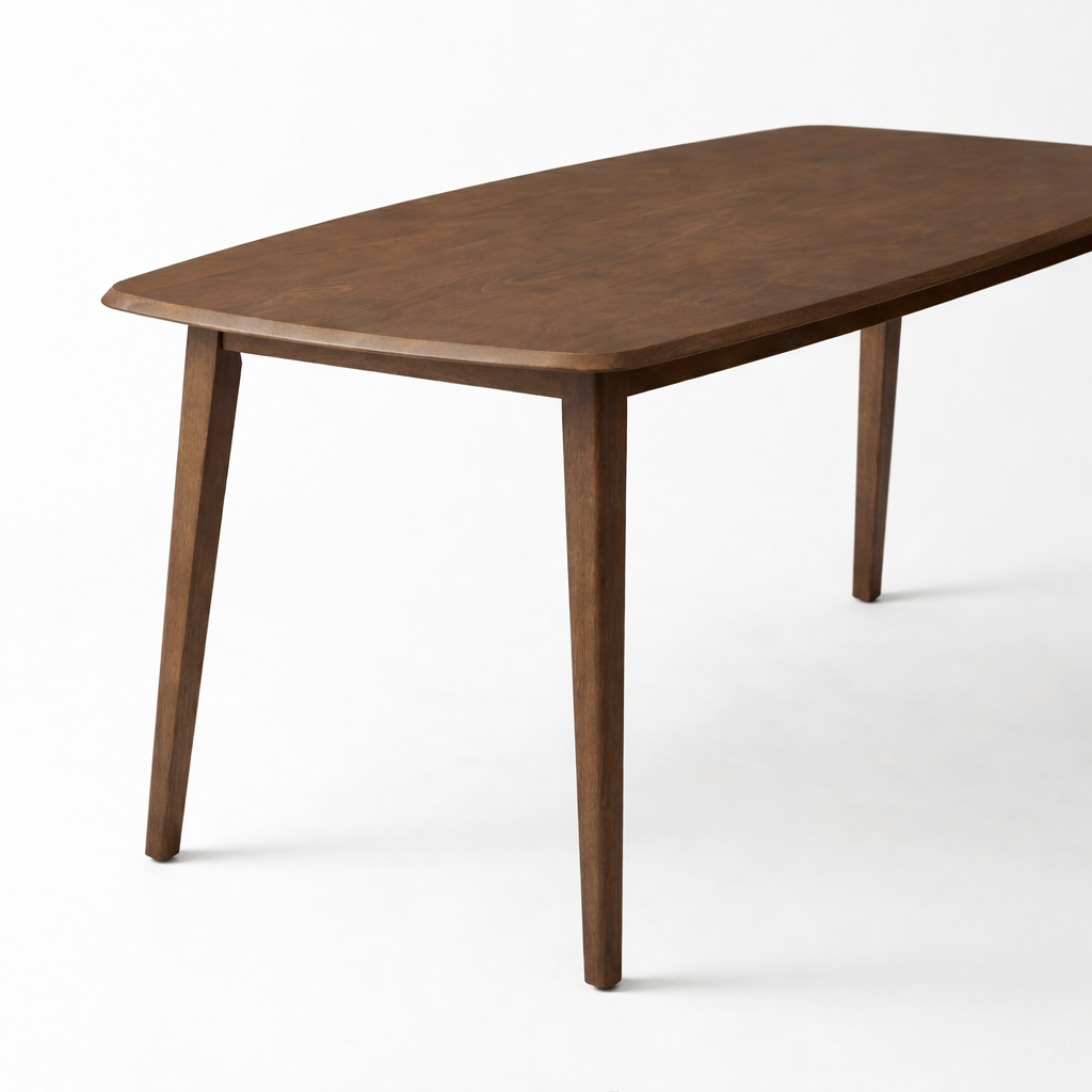Oslo 66" Solid Wood Dining Table - Walnut