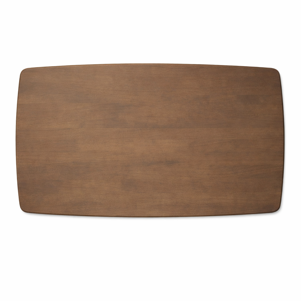 Oslo 66" Solid Wood Dining Table - Walnut