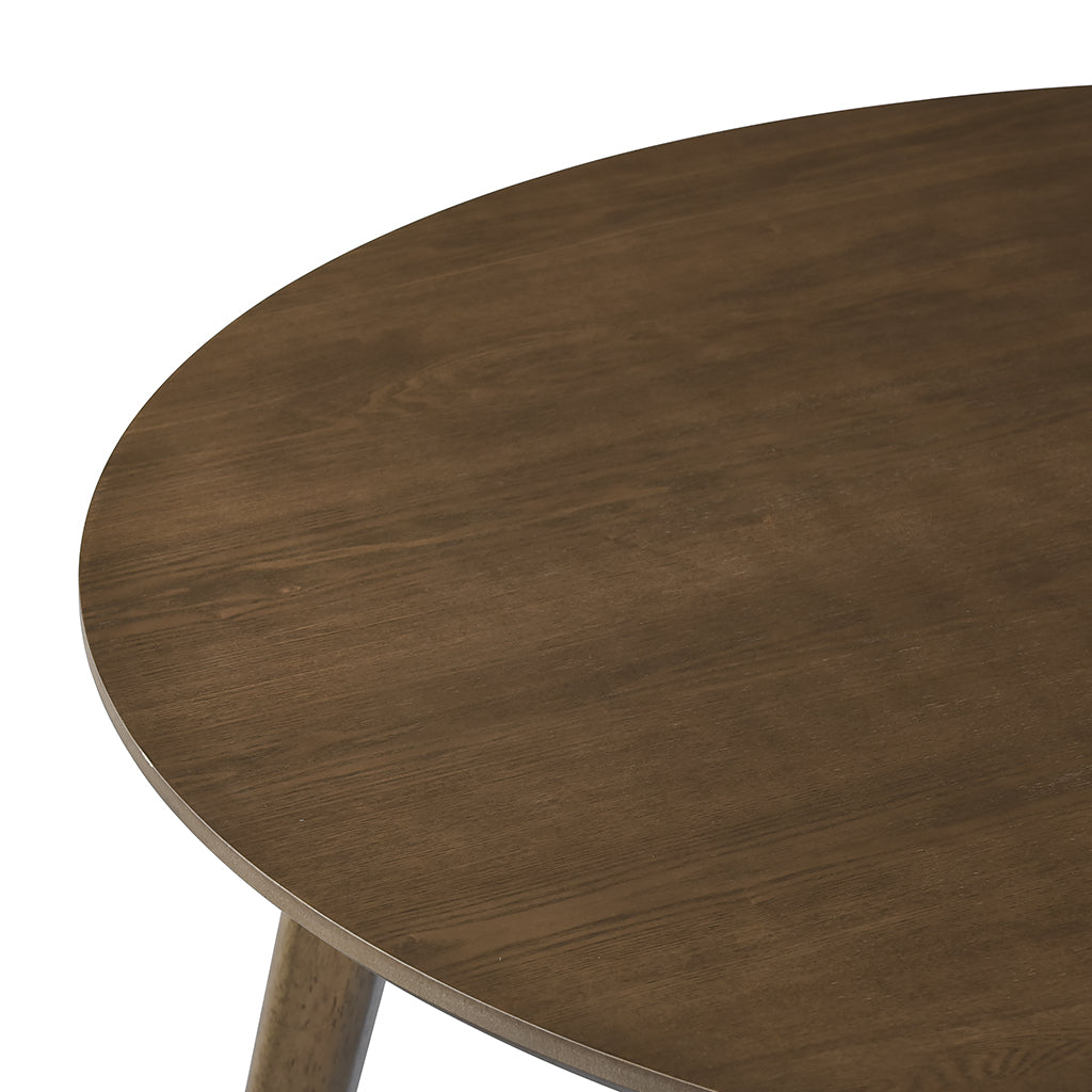 Miro 47.2" Round Dining Table - Walnut