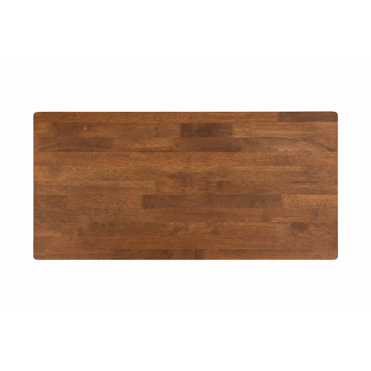 Lucca 35.4" Solid Wood Rectangular Coffee Table - Smoked Oak