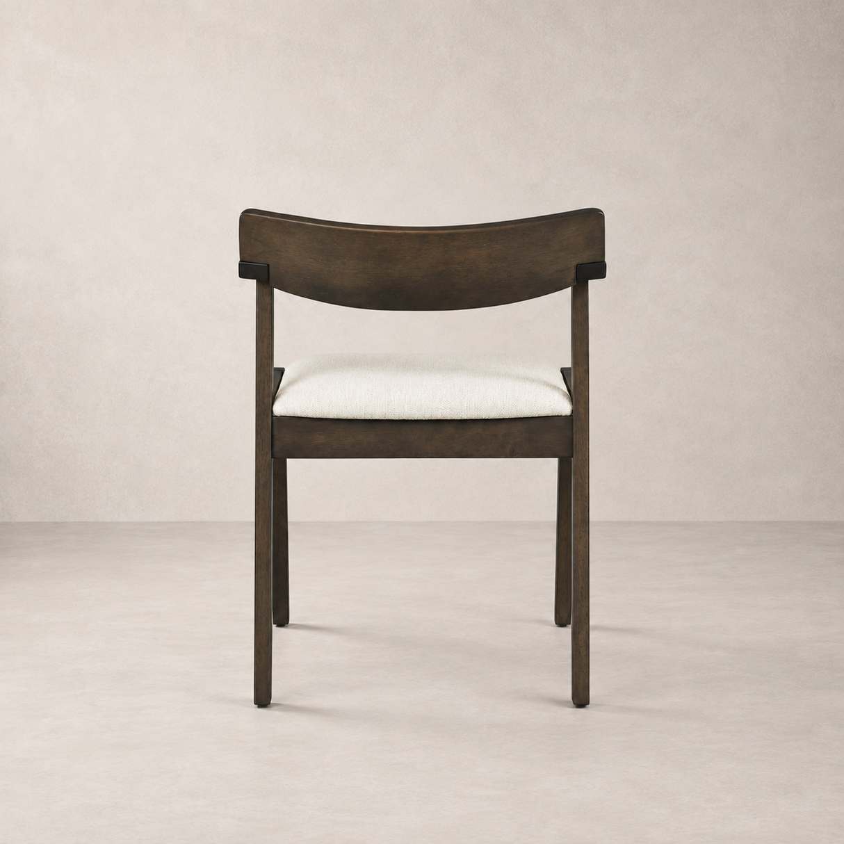 Chaise de salle à manger Victoria – Noyer et ivoire chiné
