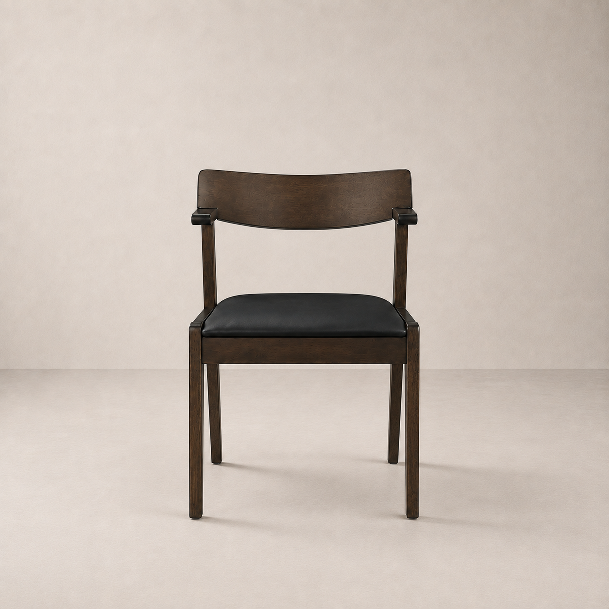 Chaise de salle à manger Victoria – Noyer et noir