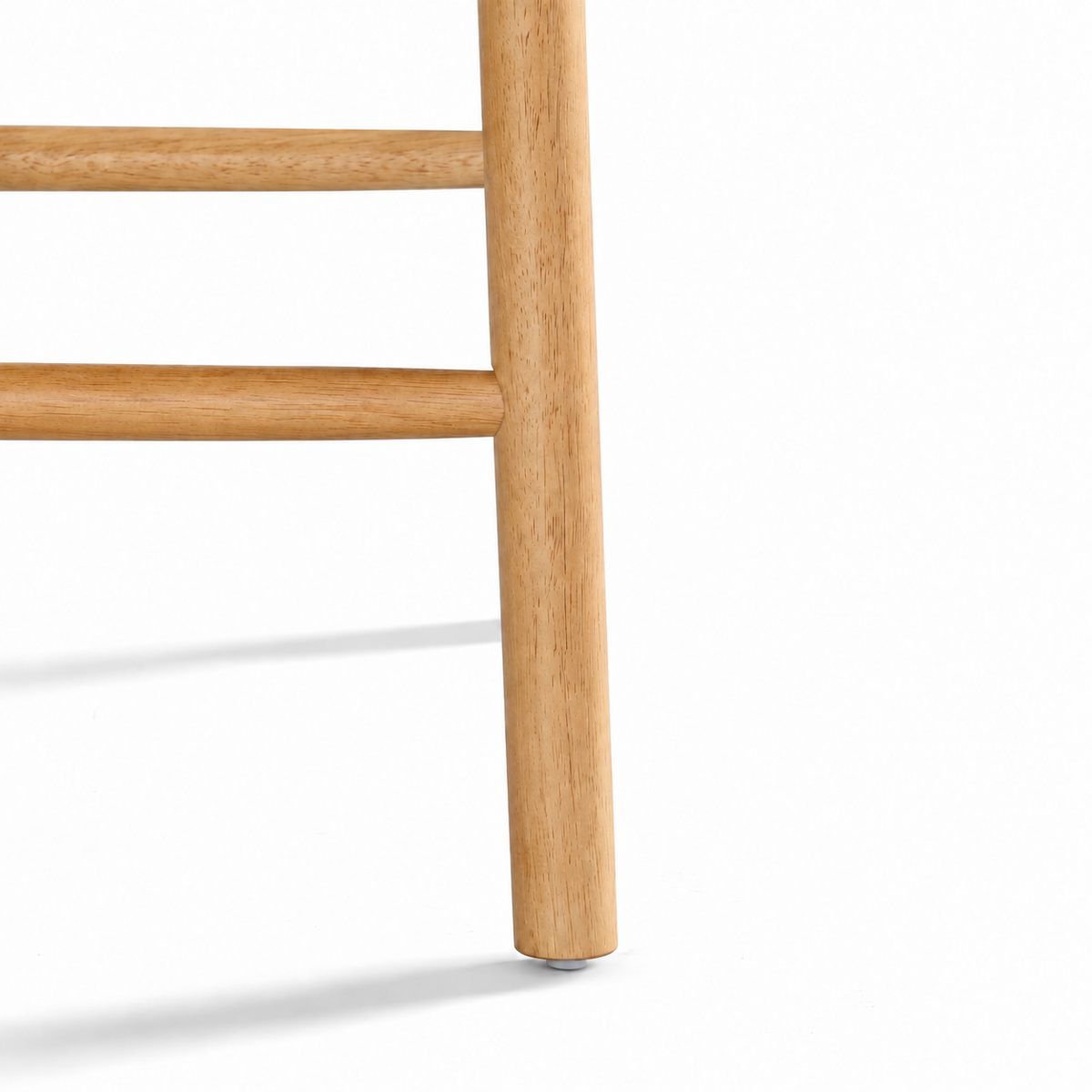 Ivy Solid Wood Counter Stool - Natural Oak and Moss Green
