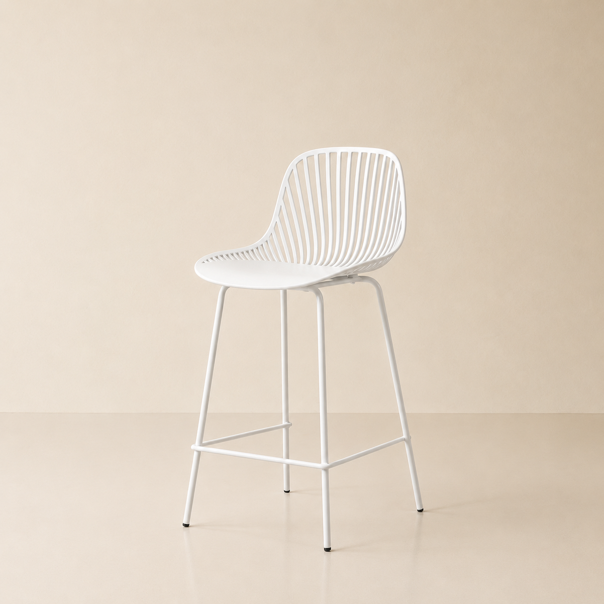 Tabouret de bar Pearl – Blanc nordique