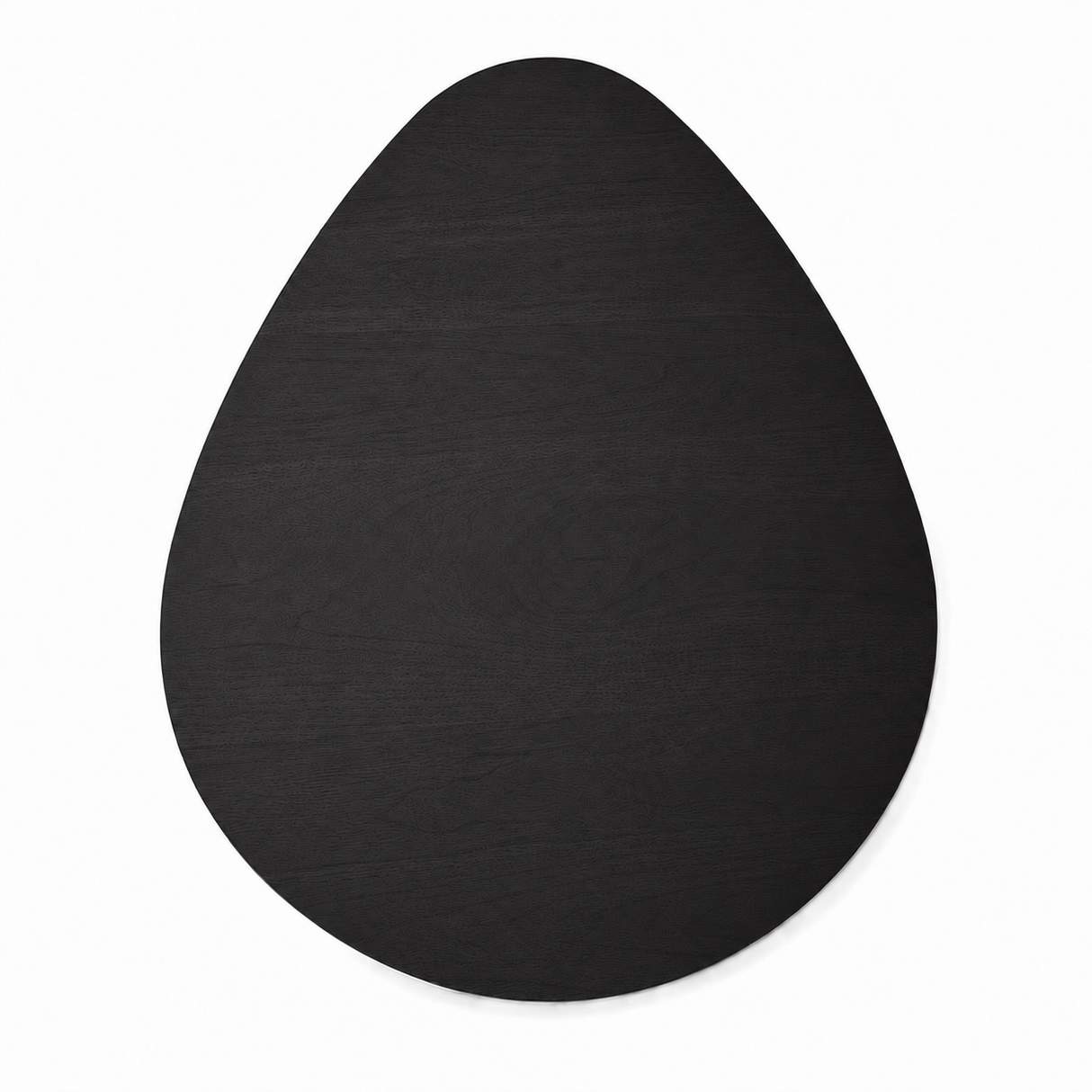Table basse en bois massif Petal - Noir