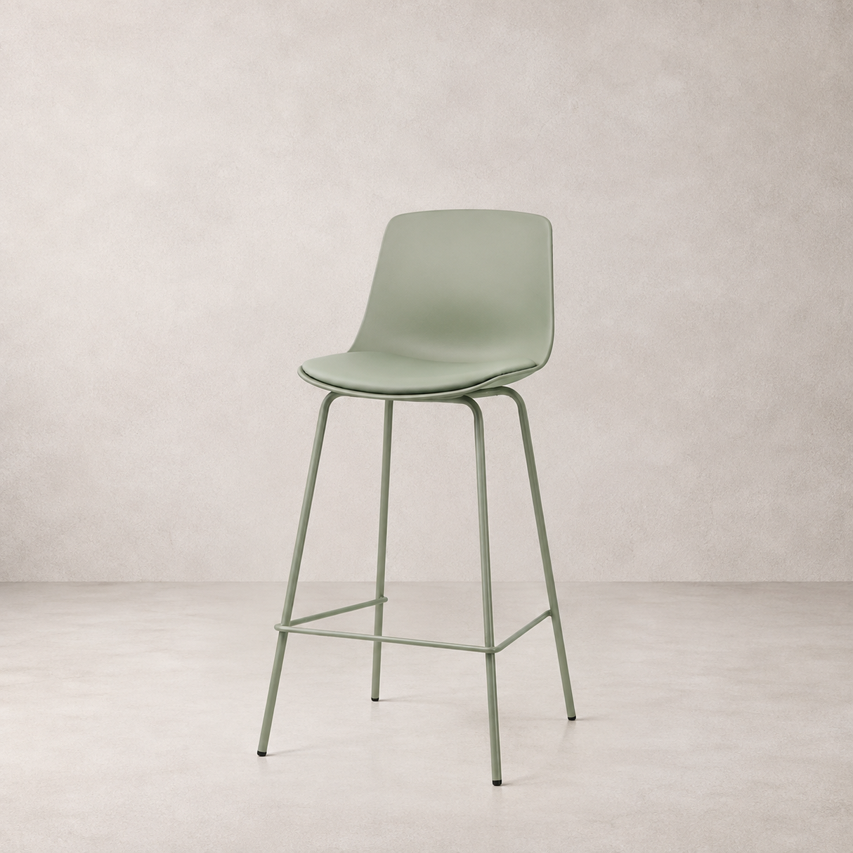 Tabouret de comptoir Agata – Vert nordique