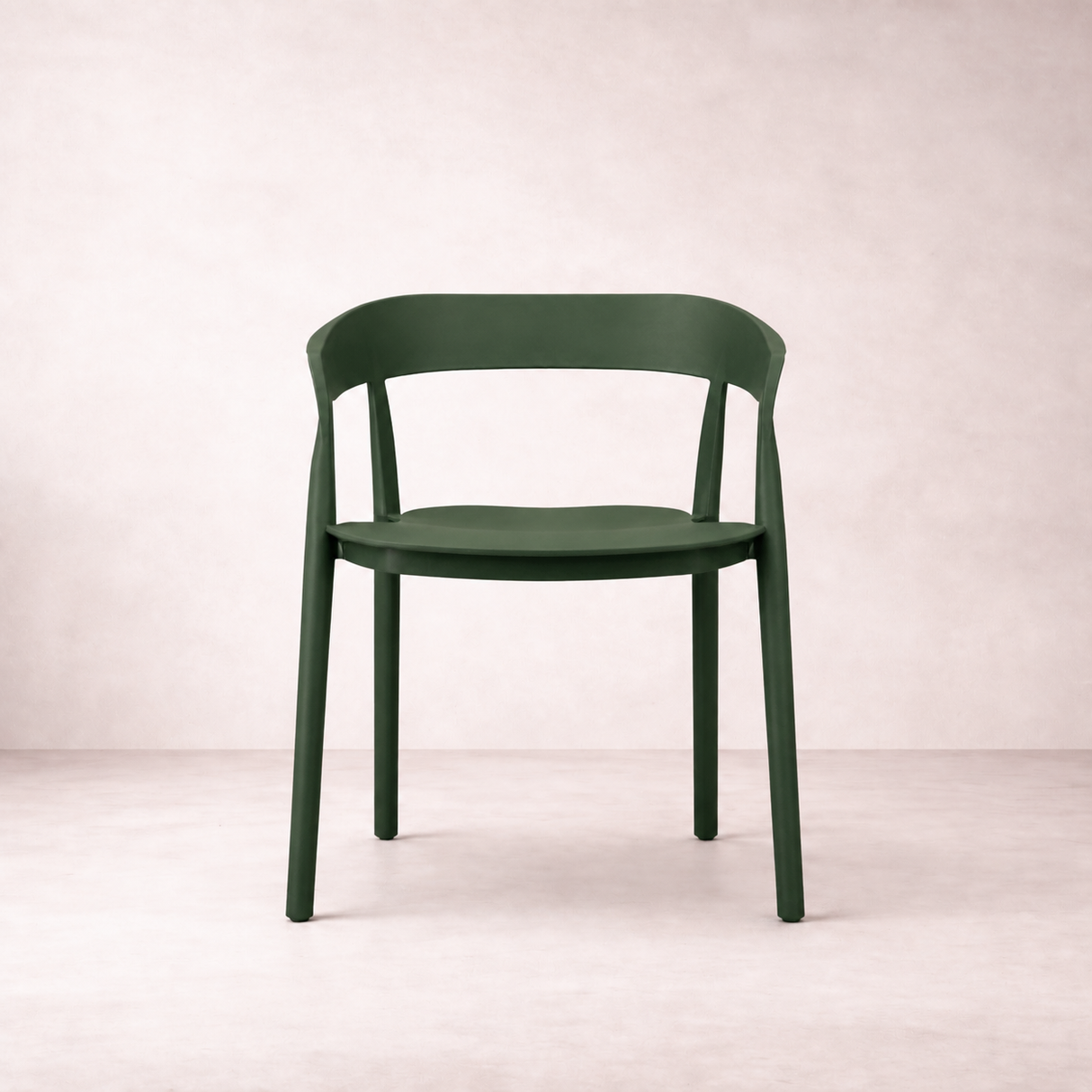 Ridge Stackable Dining Armchair - Juniper Green