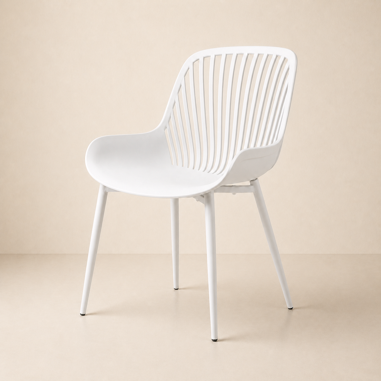 Chaise de salle à manger Pearl – Blanc nordique