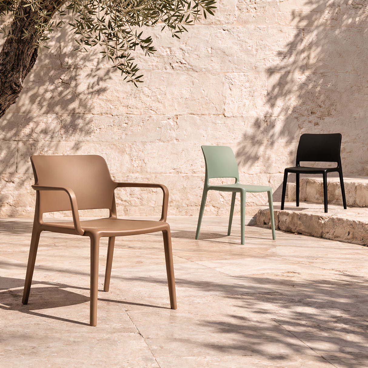 Pamela Stackable Dining Chair - Green