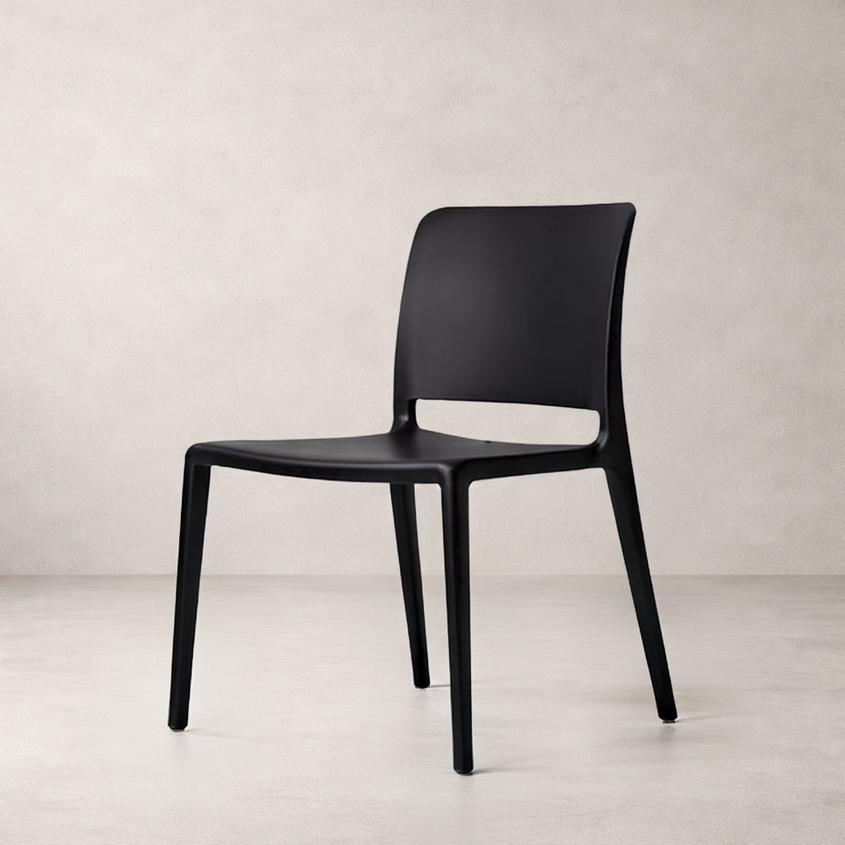 Pamela Stackable Dining Chair - Black