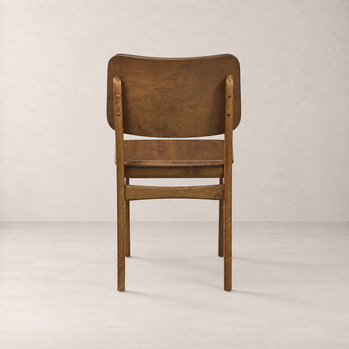 Theo Solid Wood Dining Chair - Smoked Oak