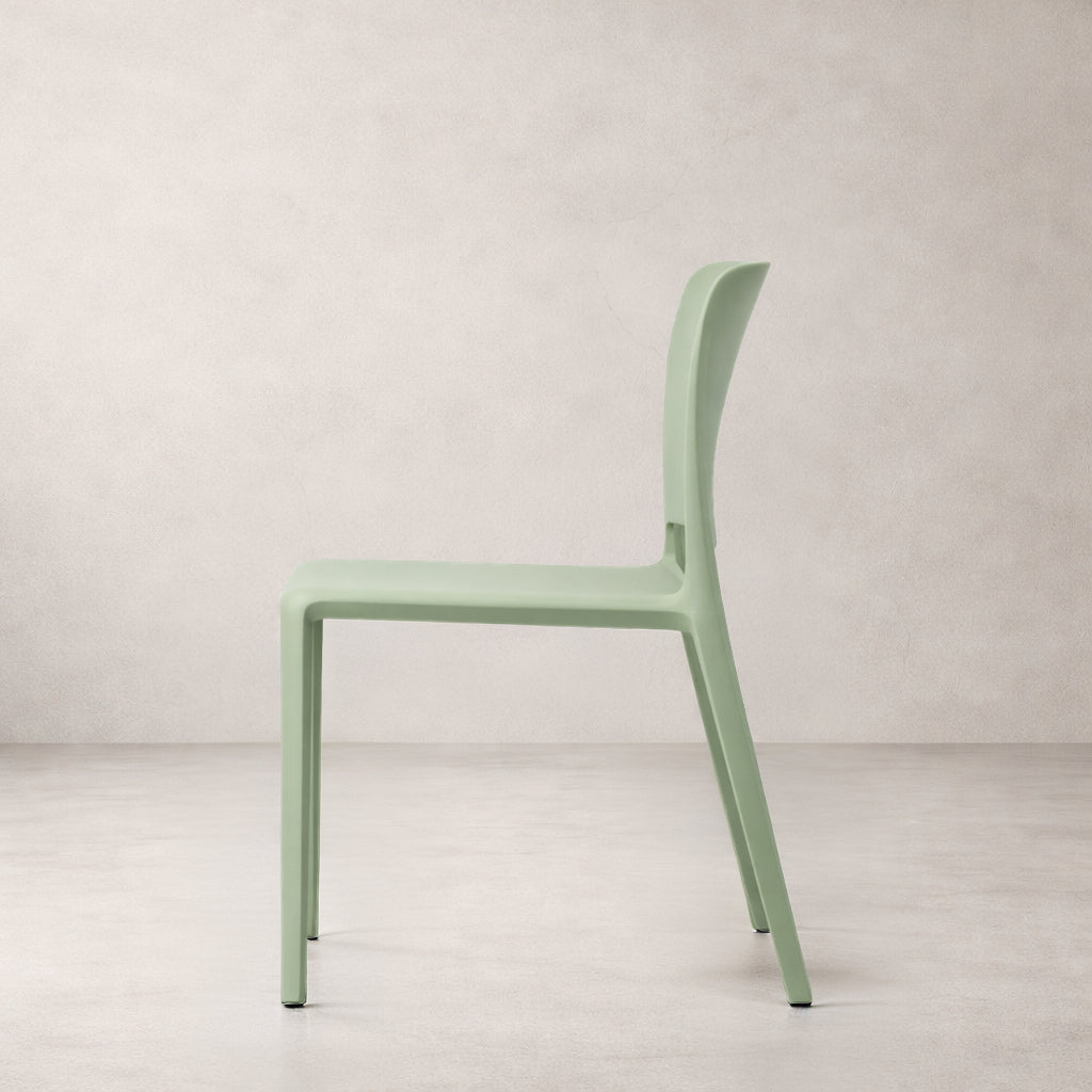 Pamela Stackable Dining Chair - Green