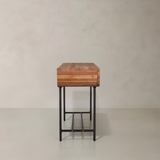 MARIN Solid Teak Console, Natural, 145cm