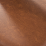 PIERCE Leather Counter Stool, Brown, 65cm