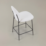 GRETA Corduroy Fabric Counter Stool, Cream, 65cm